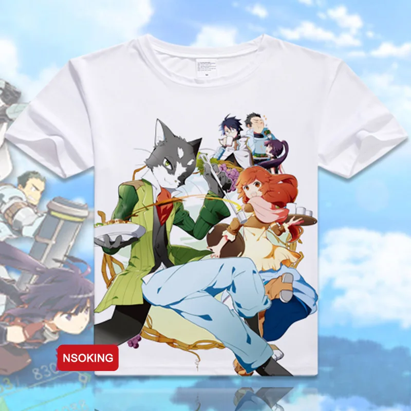 Футболка LOG HORIZON футболка для косплея аниме Модные дышащие мужские и женские