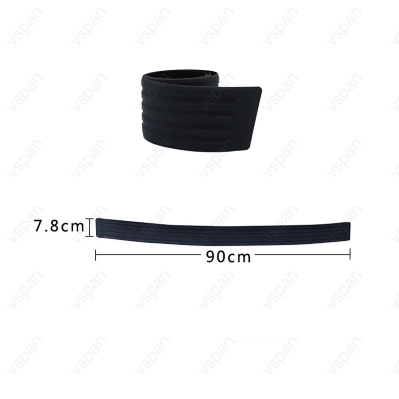 Rubber Vehicles Rear Bumper Guard Protection Strip Trim Car Protective Car-styling Universal Style | Автомобили и мотоциклы
