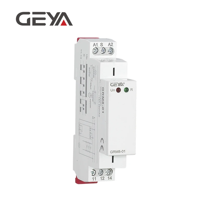 Din-рейка 3 фазы SPDT 16A AC 230 в DC 12 В 24 В имплиз реле электронный Шаг Реле памяти Блокировка реле GRM8