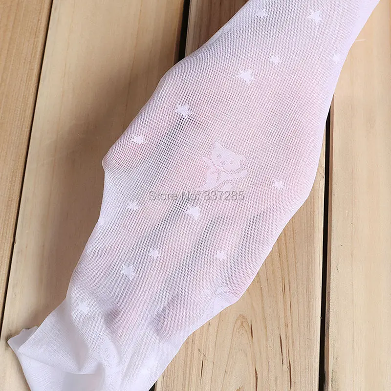 Летние модные ультратонкие колготки для маленьких девочек прозрачные со