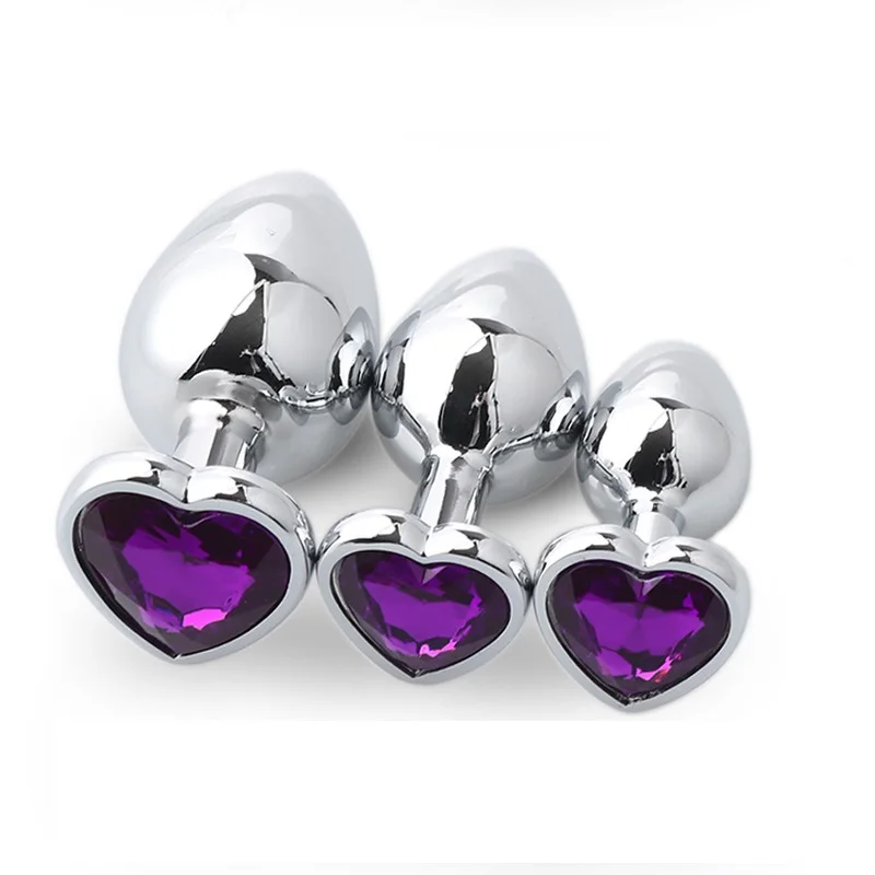 Анальная пробка металлическая 1 комплект большой средний маленький | Красота и