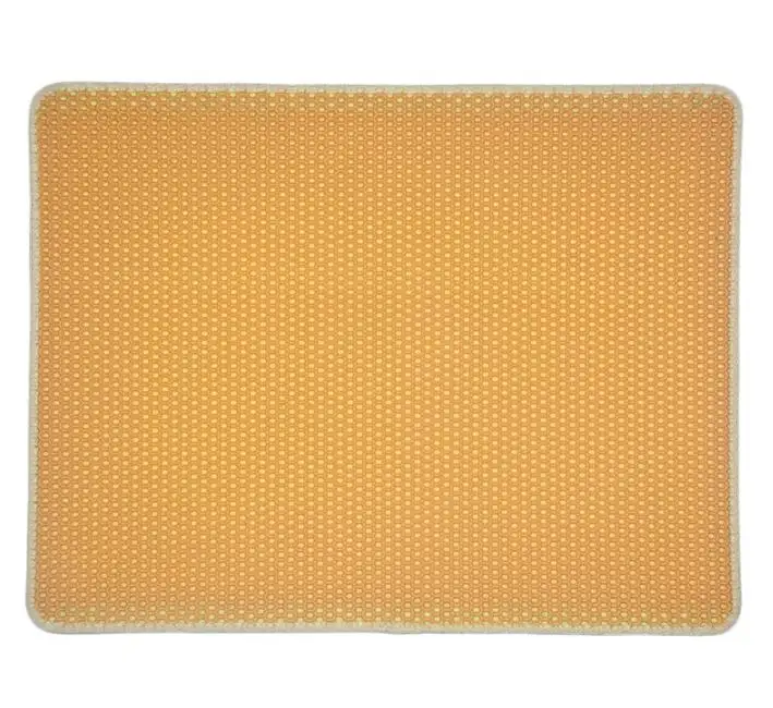 cream color Коврик для кошачьего туалета многоцветный доступный EVA легко моющийся двухслойный кошачий наполнитель домашний коврик водонепроницаемый коврик для кошек нескользящий подстилка для домашних животных - Цвет: cream color