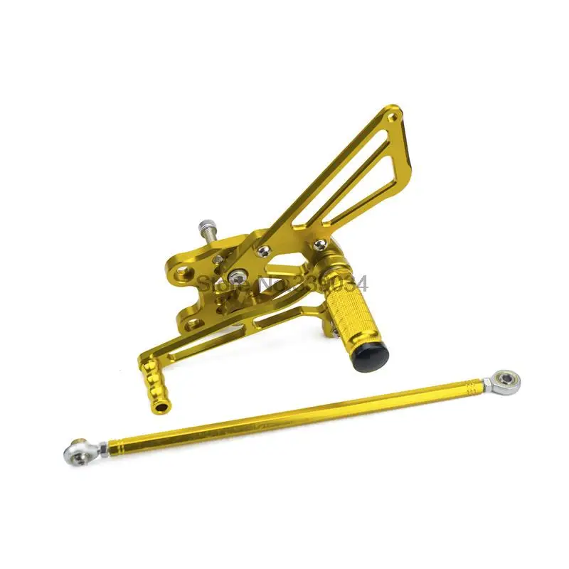 Золотая заготовка с ЧПУ регулируемая ножка гоночный задний комплект для Kawasaki Ninja