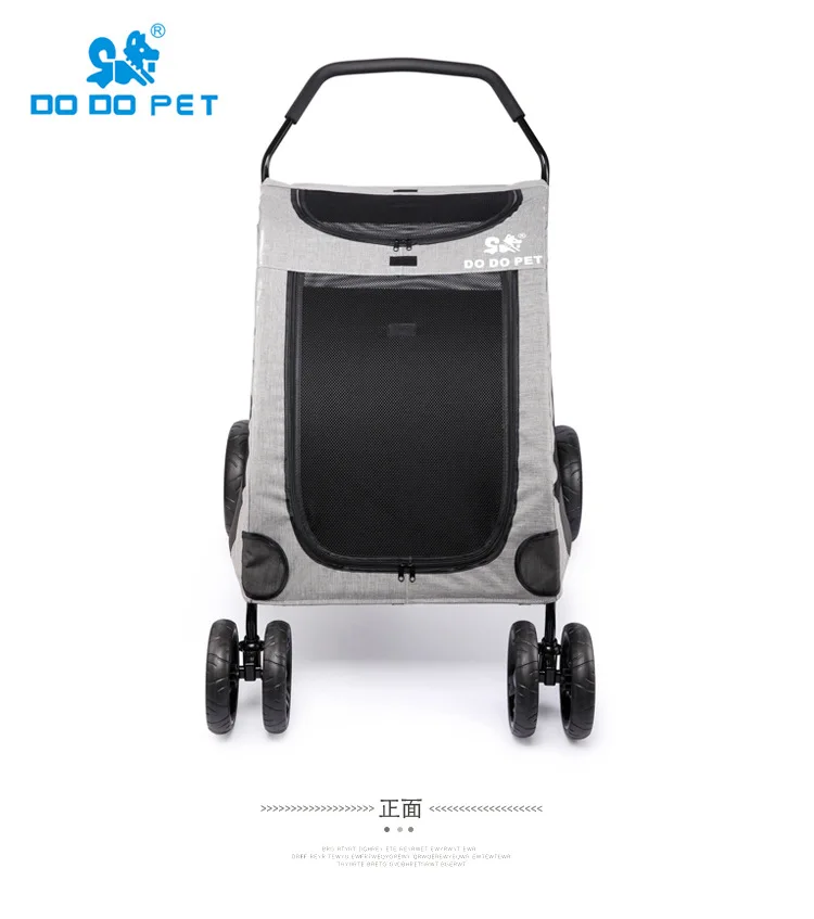 DODOPET большие коляски для собак, вращающаяся на 360 градусов коляска для питомцев, четыре сезона, четыре колеса для собак