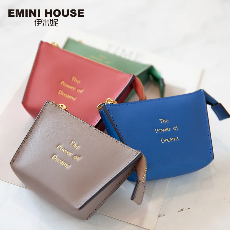 EMINI HOUSE женский кошелек для монет сумка из натуральной кожи мини маленькая