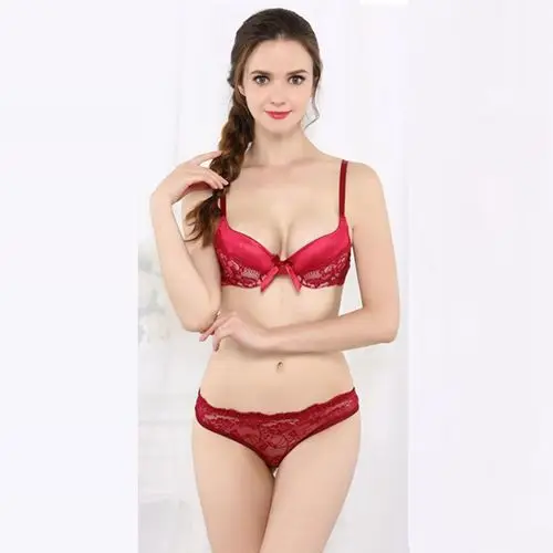 Подарки для подруг! Комплект женского нижнего белья с вышивкой 36 40ABCD 42CD|bra set|underwear