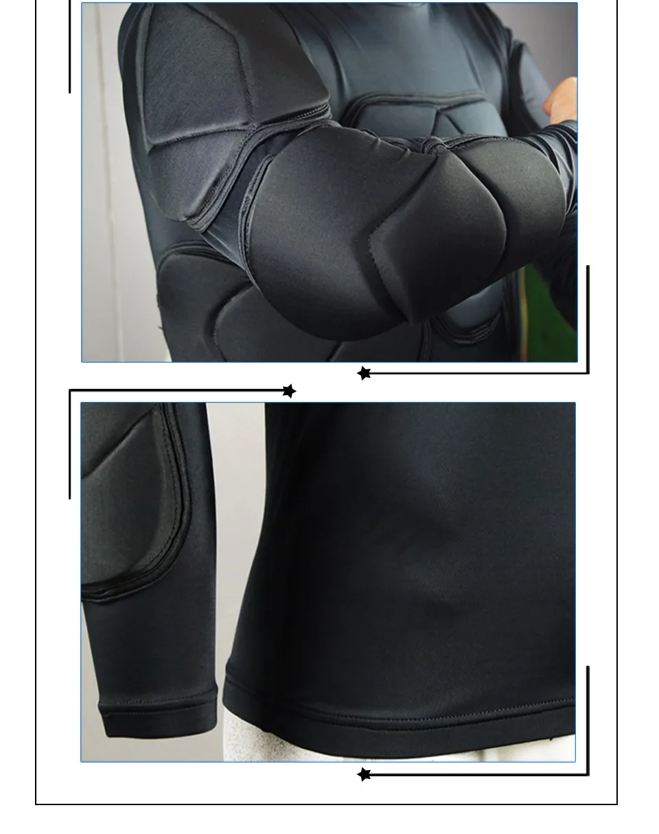 Новинка 2020 мягкая футболка для вратаря мужская спортивная Защитная утепленная