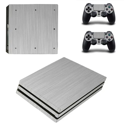 YSP4P-0173 Чистый цвет белый черный зеленый синий красный PS4 Pro стикер кожи для sony playstation 4 консоли и контроллеры PS4 Pro стикер кожи s - Цвет: YSP4P-0173