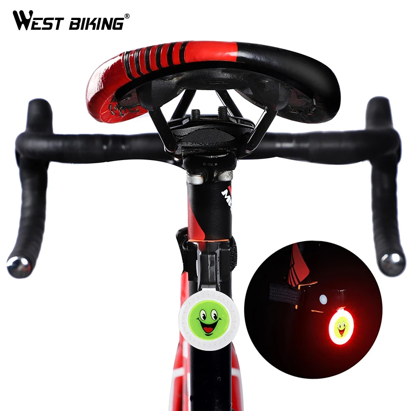 WEST BIKING велосипед хвост светильник 5 режимов Водонепроницаемый светодиодный