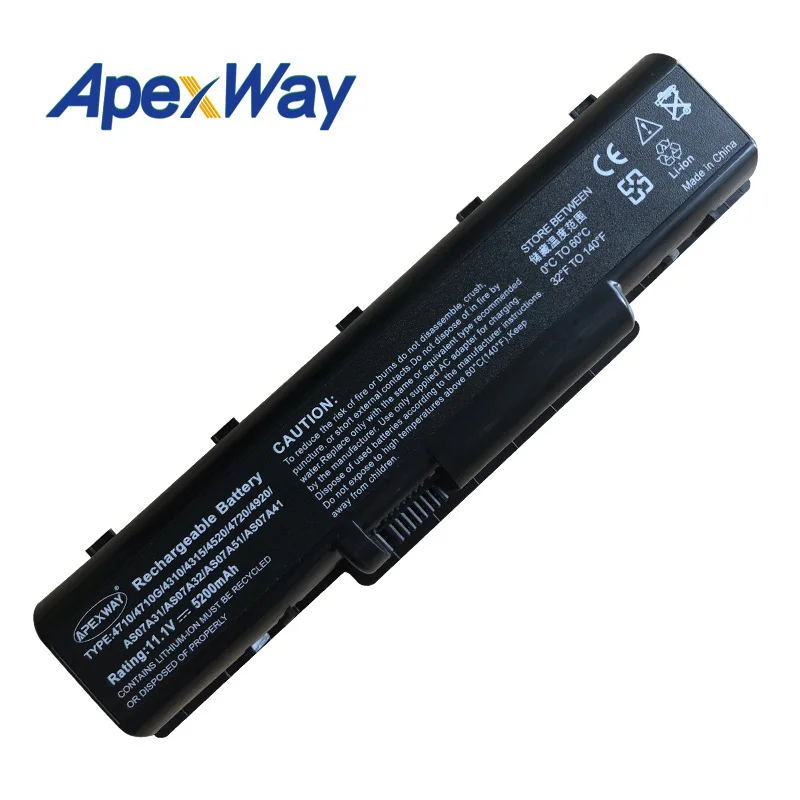 11 1 В Аккумулятор для ноутбука AcerAS07A31 AS07A32 AS07A41 AS07A42 AS07A51 AS07A52 AS07A71 4741 5741G 5750G V3 E1|battery for