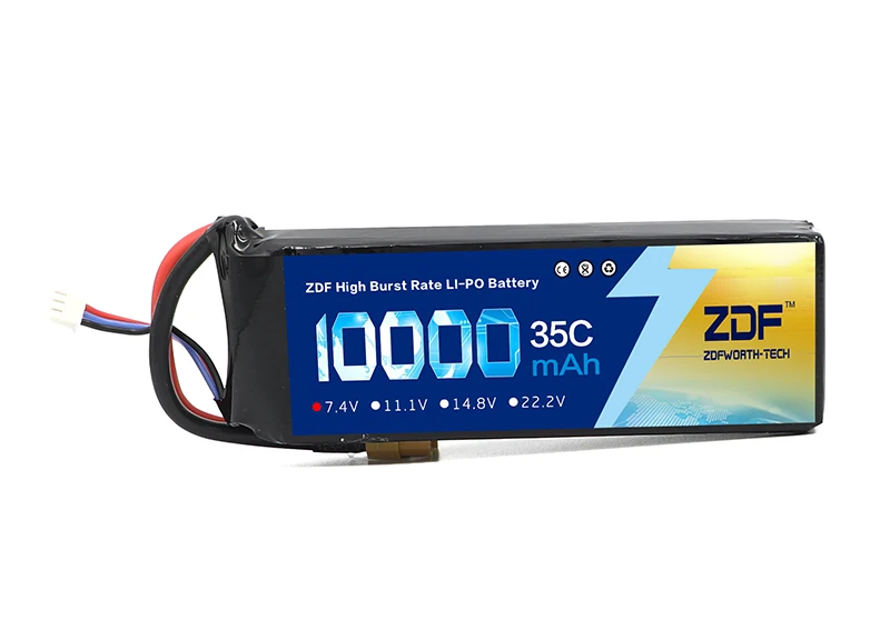 ZDF RC автомобиль Lipo батарея 2S 3S 7,4 V/11,1 V 10000mah 35C Max 70C XT90/XT60/T Разъем для Rc самолета Traxxas автомобиль RC грузовик
