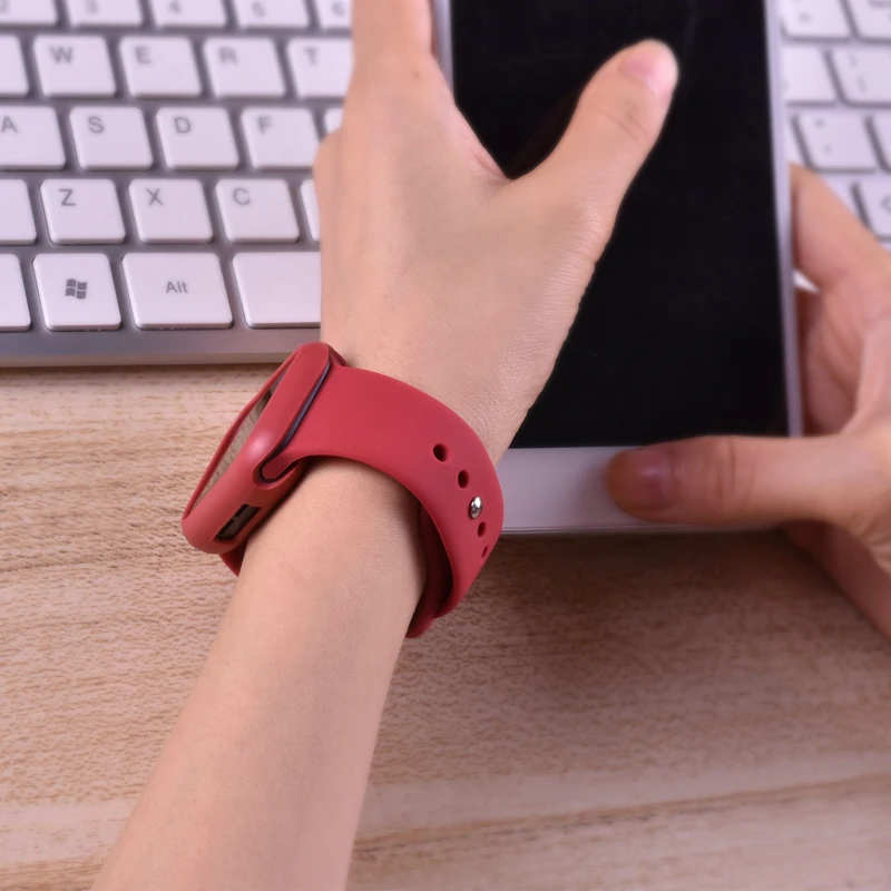 Мягкий силиконовый чехол для часов ProBefit+ ремешок для часов Apple Watch 3 2 1 42 мм 38 мм резиновый ремешок для iWatch 5 4 40 мм 44 мм