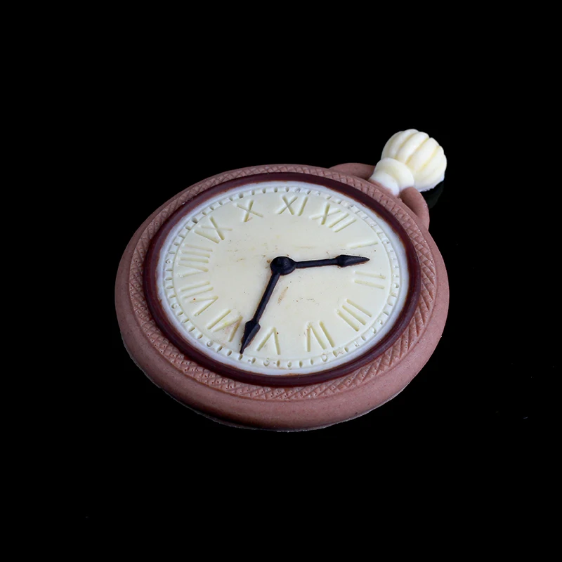 Силиконовая форма Nicole в форме часов ручная работа мыло шоколад фотография|fondant cake