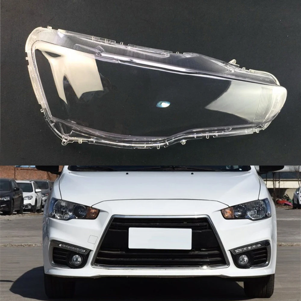 Для Mitsubishi Lancer EX 2010 2011 2012 2013 прозрачная Автомобильная фара с прозрачными линзами