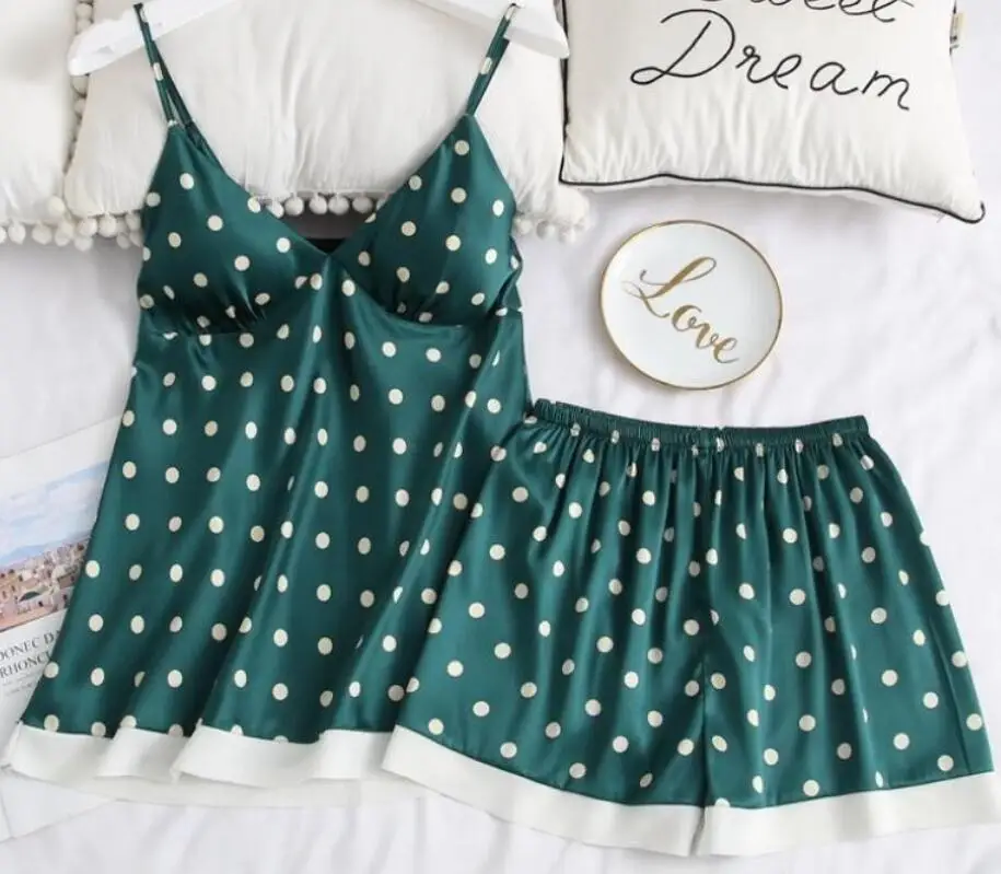 Toppies/женские летние Пижамные комплекты, летняя пижама в горошек, pijama mujer