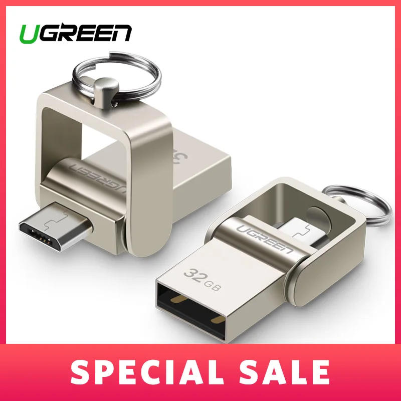 Ugreen USB Flash Drive 64 ГБ Металла Pendrive High Speed Памяти Stick 32 pen Реальная Емкость 16 Флэш диск