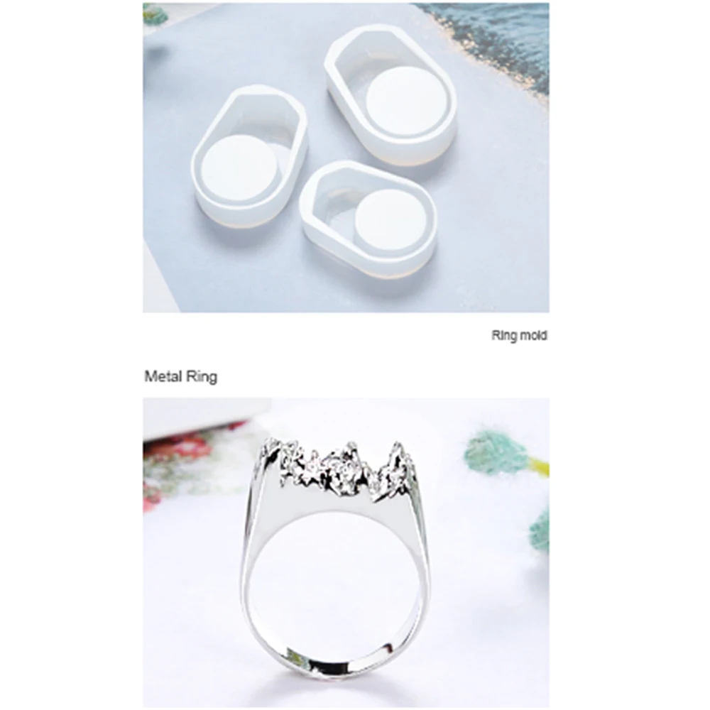 DIY Изготовление ювелирных изделий ручной работы Силиконовое кольцо прессформы