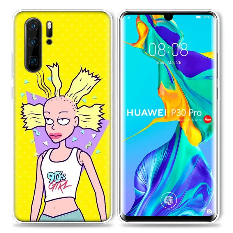 Потрясающий чехол Rugrats для huawei P20 P30 P Smart Z Plus P10 P9 P8 mate 10 20 lite Pro, роскошные силиконовые чехлы для телефонов