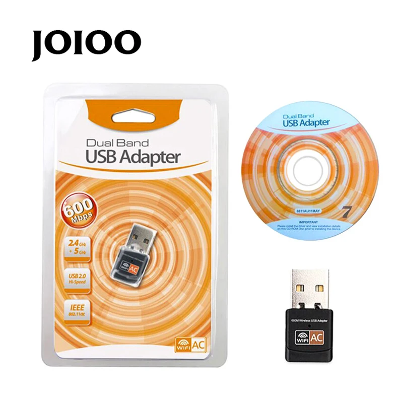 W7p RTL8811 мини чипы 600 Мбит/с USB беспроводная сетевая карта Wi-Fi LAN адаптер Горячая