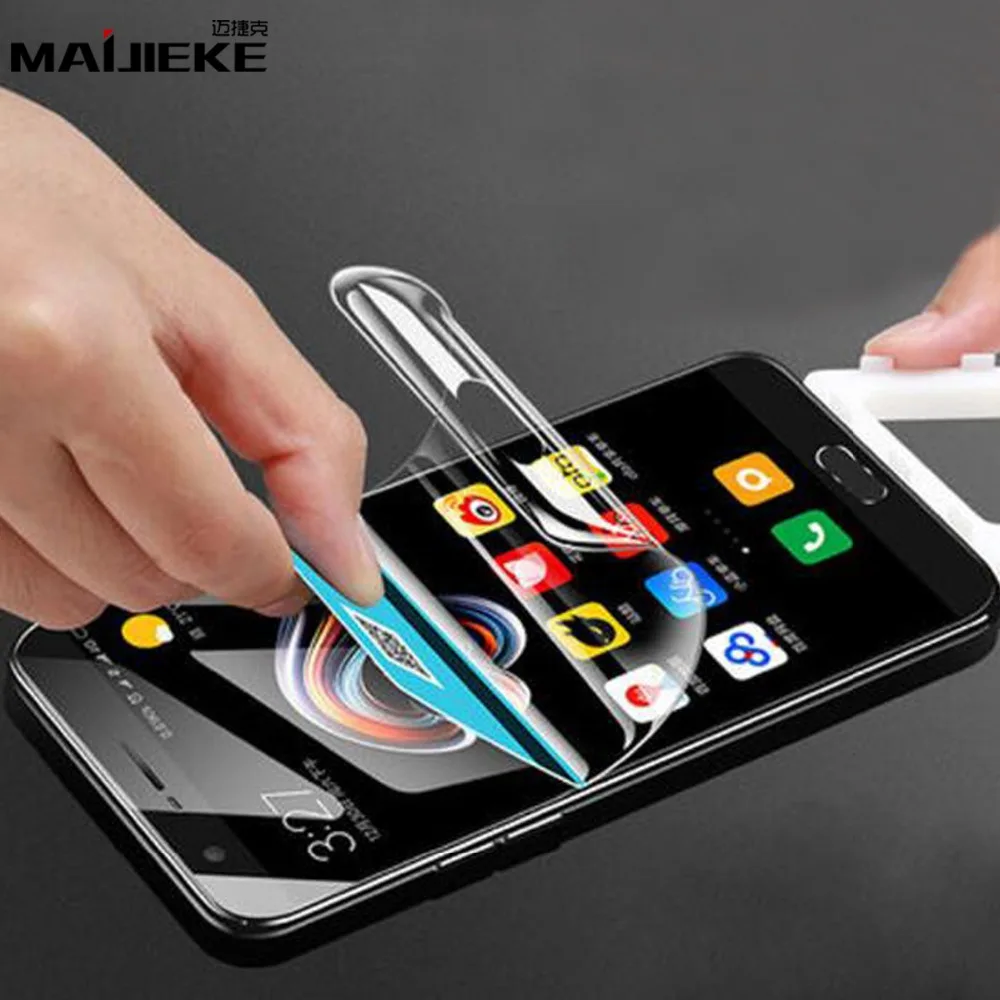 Мягкая ТПУ полноэкранная защита для Xiaomi Mi 9 8 lite Pro 6 6X Mix 3 2s Max Redmi Note 7 pro Гидрогелевая