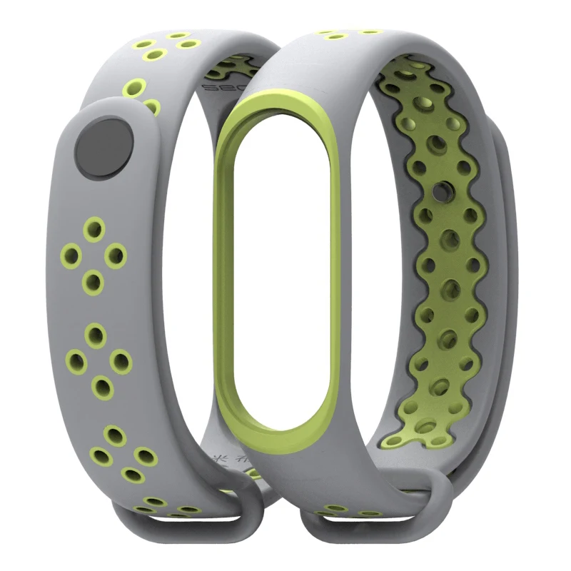 Ремешок на запястье для Xiaomi Mi Band 3 силиконовый браслет смарт часов