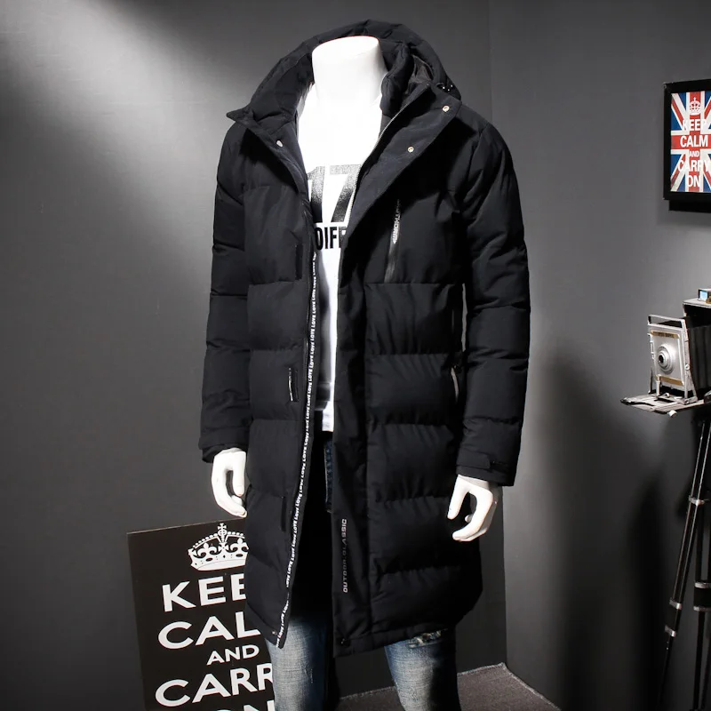 12XL 10XL 6XL 8XL 2018 зимнее мужское длинное пальто с изысканным карманом на руку Мужская