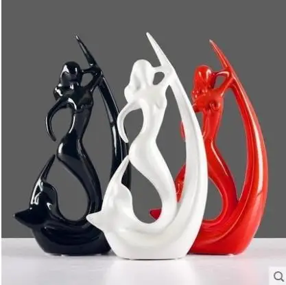 

Ceramic mermaid crafts, creative home decorations, birthday gifts