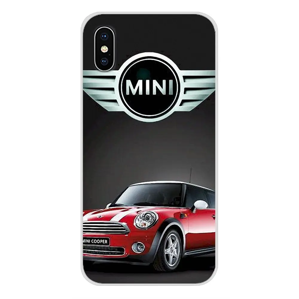 Автомобильные аксессуары с логотипом mini cooper чехлы для телефонов Apple iPhone X XR XS MAX 4 4S