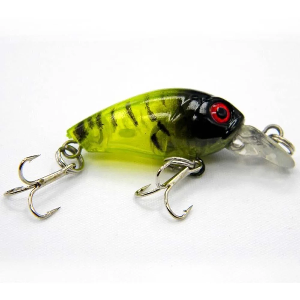 2017 5 шт./лот пластик рыболовные приманки бас CrankBait наживка снасти 4 см/4G Рыбалка