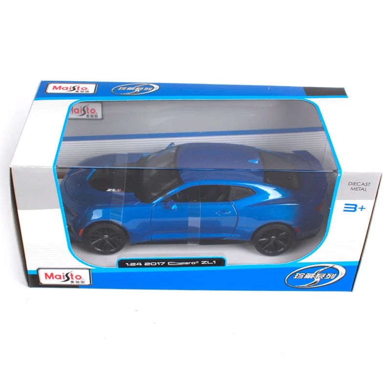 Maisto 1:24 Chevrolet Camaro ZL1 синий красный винный спортивный автомобиль литая модель автомобиля игрушка Новинка в коробке Новое поступление 31512