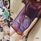 Новинка 2019, накидки, летняя женская пляжная одежда, хлопковая туника, платье, бикини, банное саронг, юбка с запахом + Camio, купальник, накидка, Ashgaily