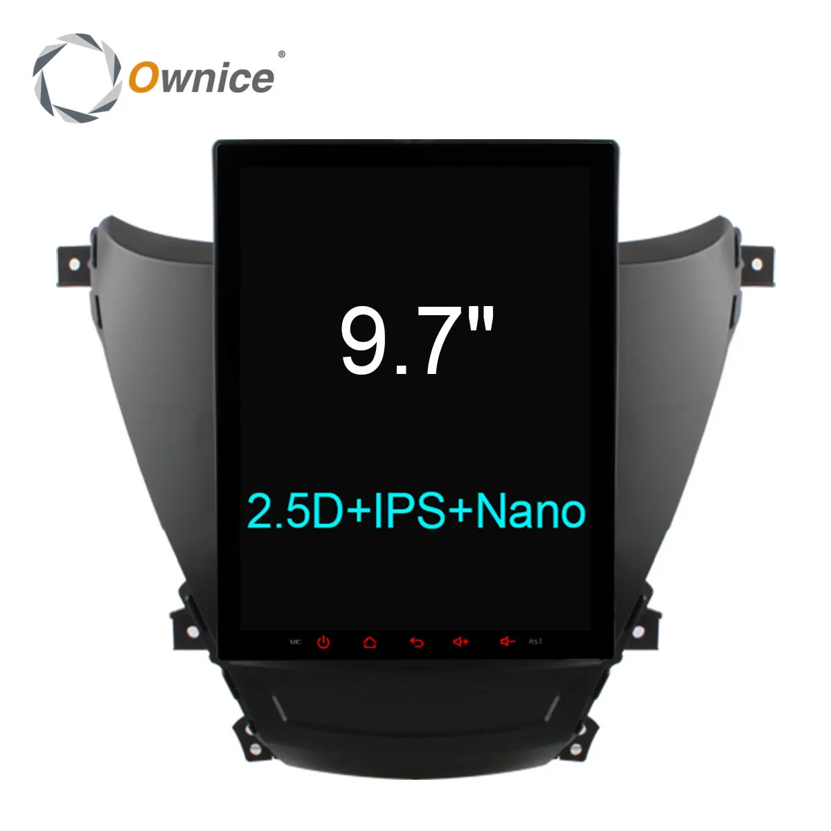 Автомобильный DVD плеер Ownice 9 7 дюйма ips 2.5D Android 6 0 для Hyundai Elantra 2012 2016 с функцией