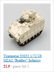Trumpeter 35093 1/72 модель танка Merkava III 1995, пластиковый бронированный автомобиль
