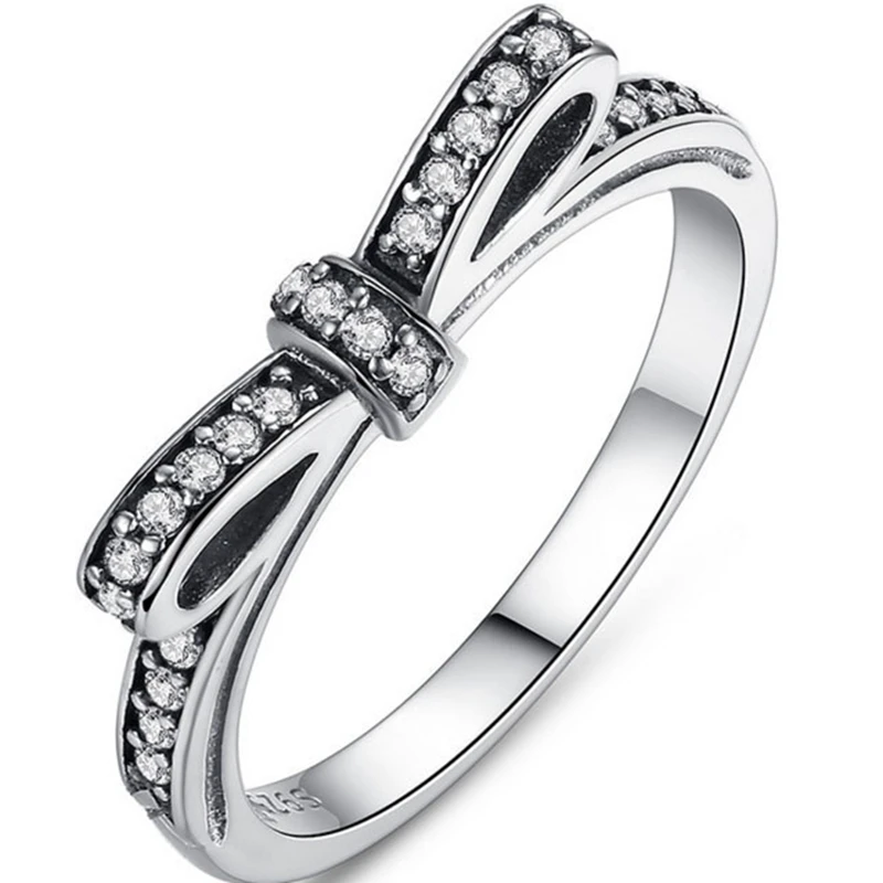 Винтажный серебряный галстук бабочка в стиле ретро размер 3 12|ring core|ring bracketring wireless