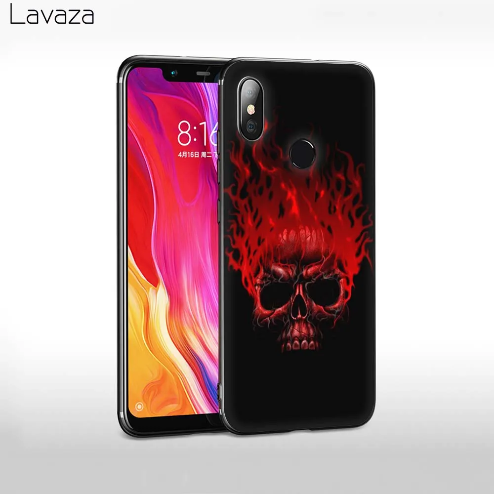 Мягкий чехол из ТПУ Lavaza Satanic Skull dark для Xiaomi Mi 6 8 A2 Lite 9 Pro A1 Mix 2s Max 3 F1 |