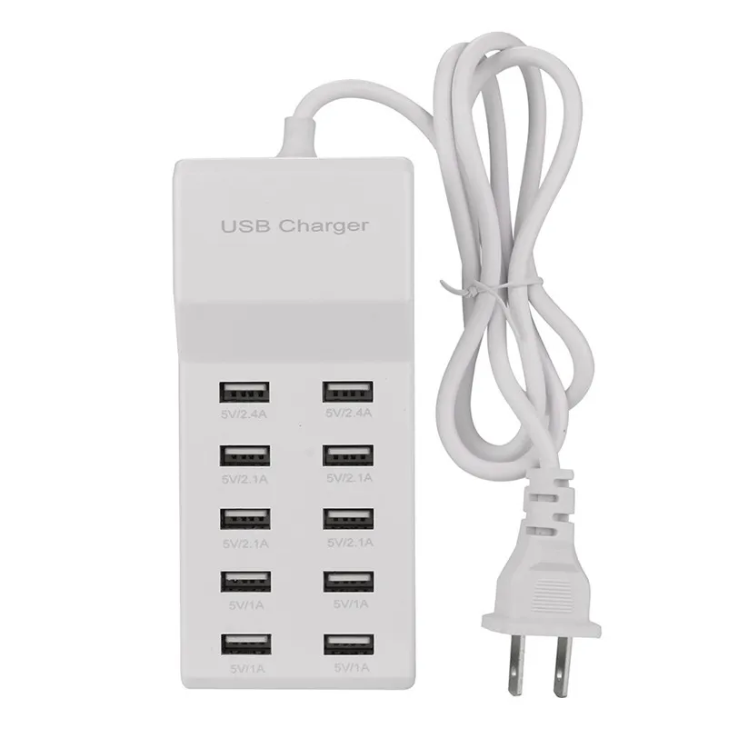 Зарядное устройство CARPRIE s 2 0 с 10 портами многофункциональная USB штепсельная вилка
