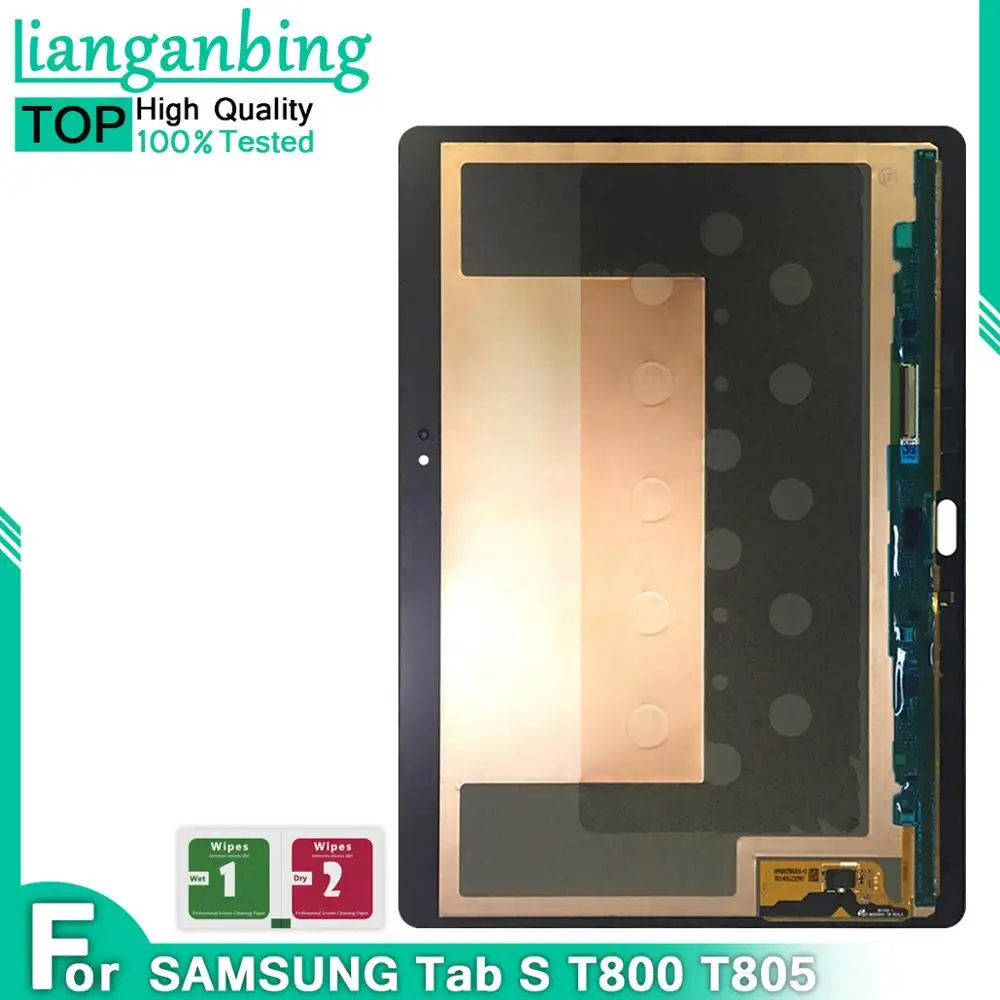 10,5 дюймов ЖК-дисплей для samsung Galaxy Tab S T800 T805 SM-T800 SM-T805 ЖК-дисплей кодирующий преобразователь сенсорного экрана в сборе Замена