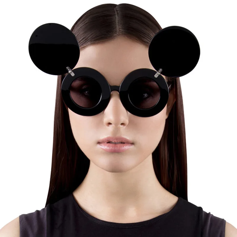 Круглые Солнцезащитные очки в стиле ретро женские кожаный чехол из