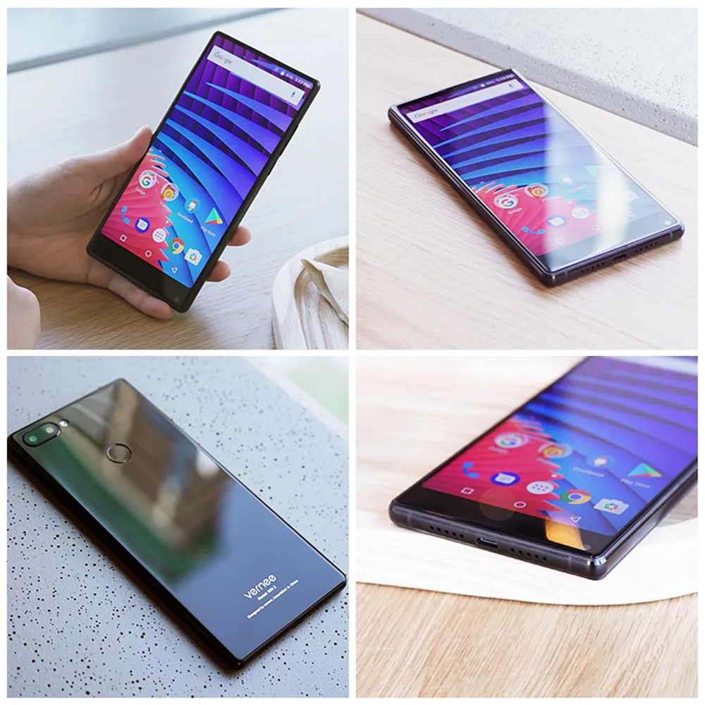 Фото Vernee Mix 2 Dual камера смартфон 6 ГБ 64 0 дюймов 18:9 экран сзади стекло дизайн Android 7 13MP Vernee Mix 2 Dual камера смартфон 6 ГБ 64 0 дюймов 18:9 экран сзади стекло дизайн Android 7 13MP