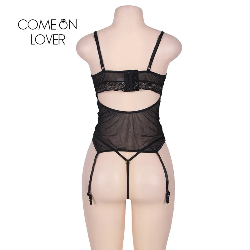 Comeonlover Порно Babydoll сексуальное кружевное белье размера плюс Сексуальная с