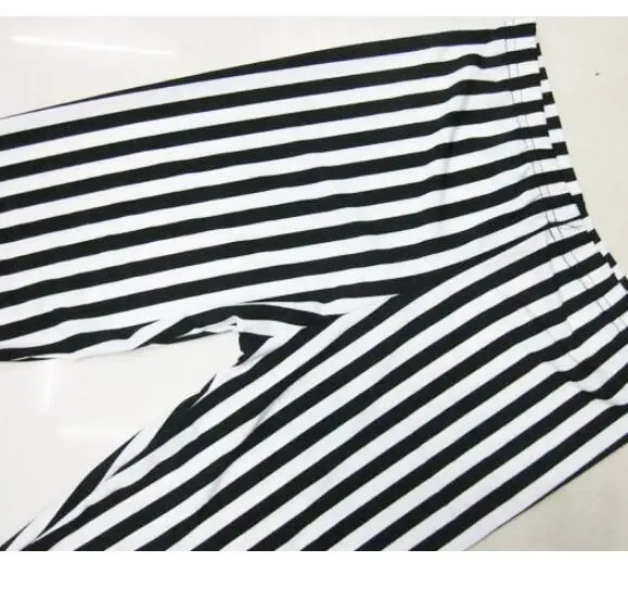 Fine vertical stripe CUHAKCI леггинсы для фитнеса с принтом Леггинсы для женщин леггинсы с граффити с цветочным рисунком гусиные лапки эластичный дизайн повседневные Леггинсы - Цвет: Fine vertical stripe