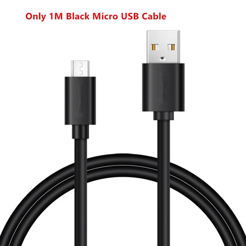 Микро USB дорожное настенное зарядное устройство адаптер для MyPhone Hammer Bolt Titan 2 Active Blade Axe Pro M Energy Fun 5 Go! 1 м Micro USB кабель - Тип штекера: Black Micro USB