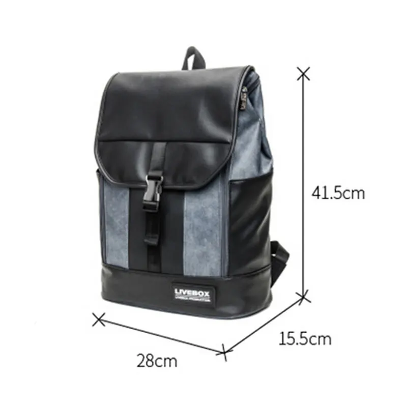 Preppy Style Backpack Man Teenagers School Bags Vintage Leisure Male Daypacks Europe and America Knapsack 2017 New Fashion | Багаж и сумки