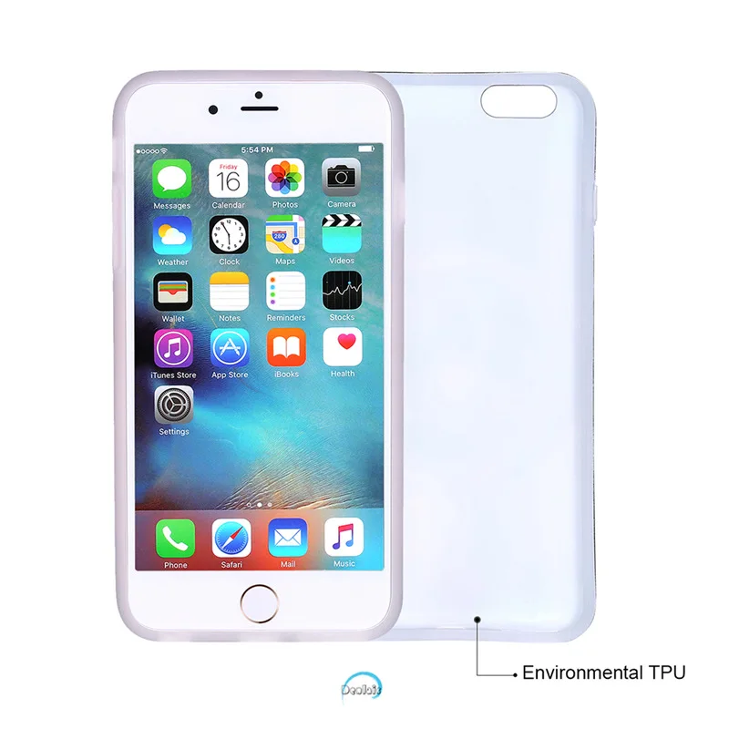 Роскошные Мрамор чехол для телефона iPhone 6 plus Цвет камень мягкий ruber защитную