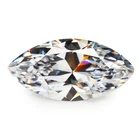 Камни фианиты AAAAA в форме маркизы, Размер 1, 5 х3  10x20 мм, ювелирные камни кубической формы из циркона для изготовления ювелирных изделий