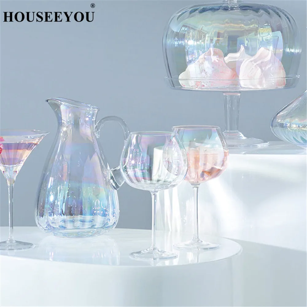 HOUSEEYOU стеклянный бокал для красного вина ручной работы шампанского бокалы Ручная