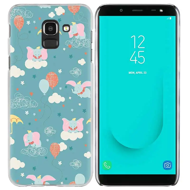 Анимация Дамбо чехол КРЫШКА ДЛЯ samsung Galaxy A50 A70 A60 A40 A30 A20e A10 A9 A8 A7 A6 A5 J8 J7 J6 J5 J4 Plus Prime