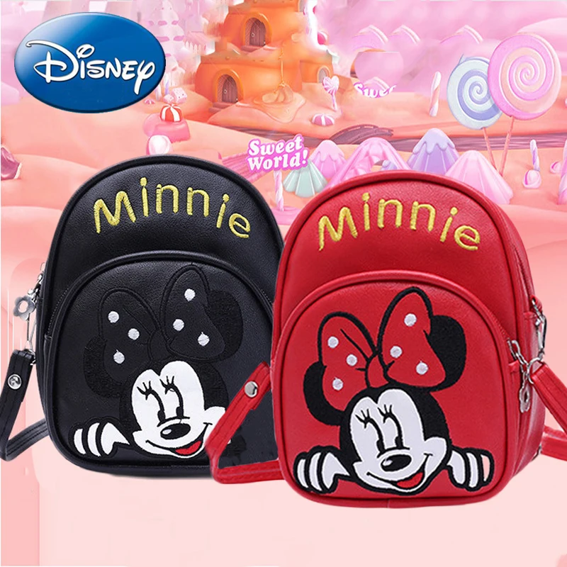 Новинка 2019 школьный рюкзак Disney из искусственной кожи высокого качества для