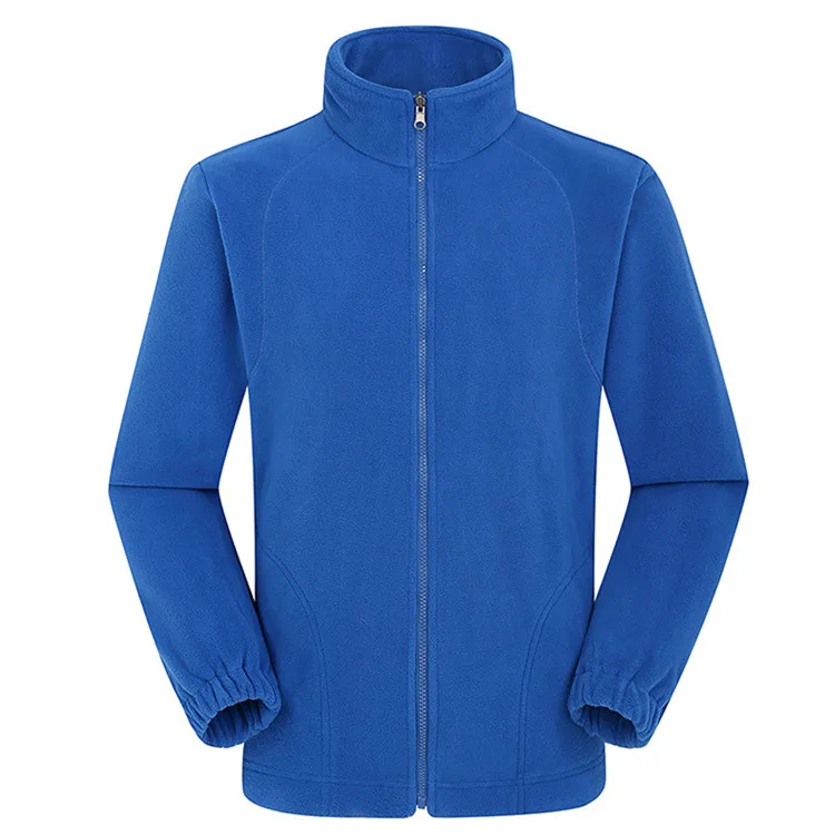 Men Royal Blue Зимняя флисовая куртка для мужчин и женщин, для спорта на открытом воздухе, термальная, для походов, кемпинга, альпинизма, женское, мужское пальто, VA203 - Цвет: Men Royal Blue