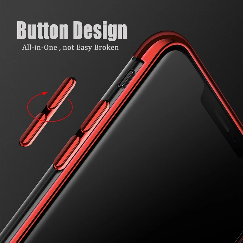 TeoYall Glitter Silicone case for iPhone XR XS MAS X 10 Protective Soft TPU Moblile Phone Cover Cases 7 8 6 6s Plus |